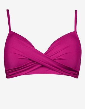 Impact Moulded Bikini Top - Berry Glaze Swim Womens - one-pieces cheap