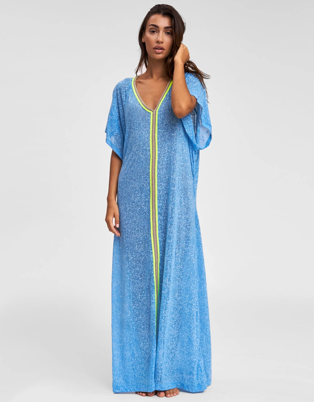 Inca Abaya Dress - Blue Swim Womens - swimwear sale