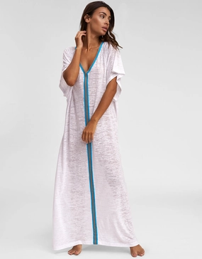 Inca Abaya Dress - White Swim Womens - swimwear sale