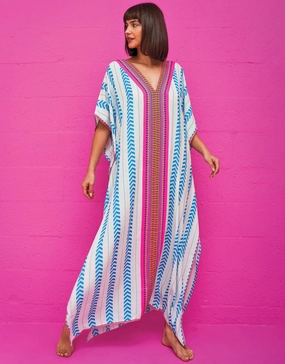 Indian Thobe Kaftan - Blue Swim Womens - swimwear sale