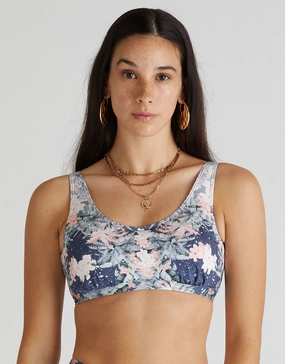 Indianic Ashley D/DD Cup Bikini Top - Floral Swim Womens - swimsuits outlet