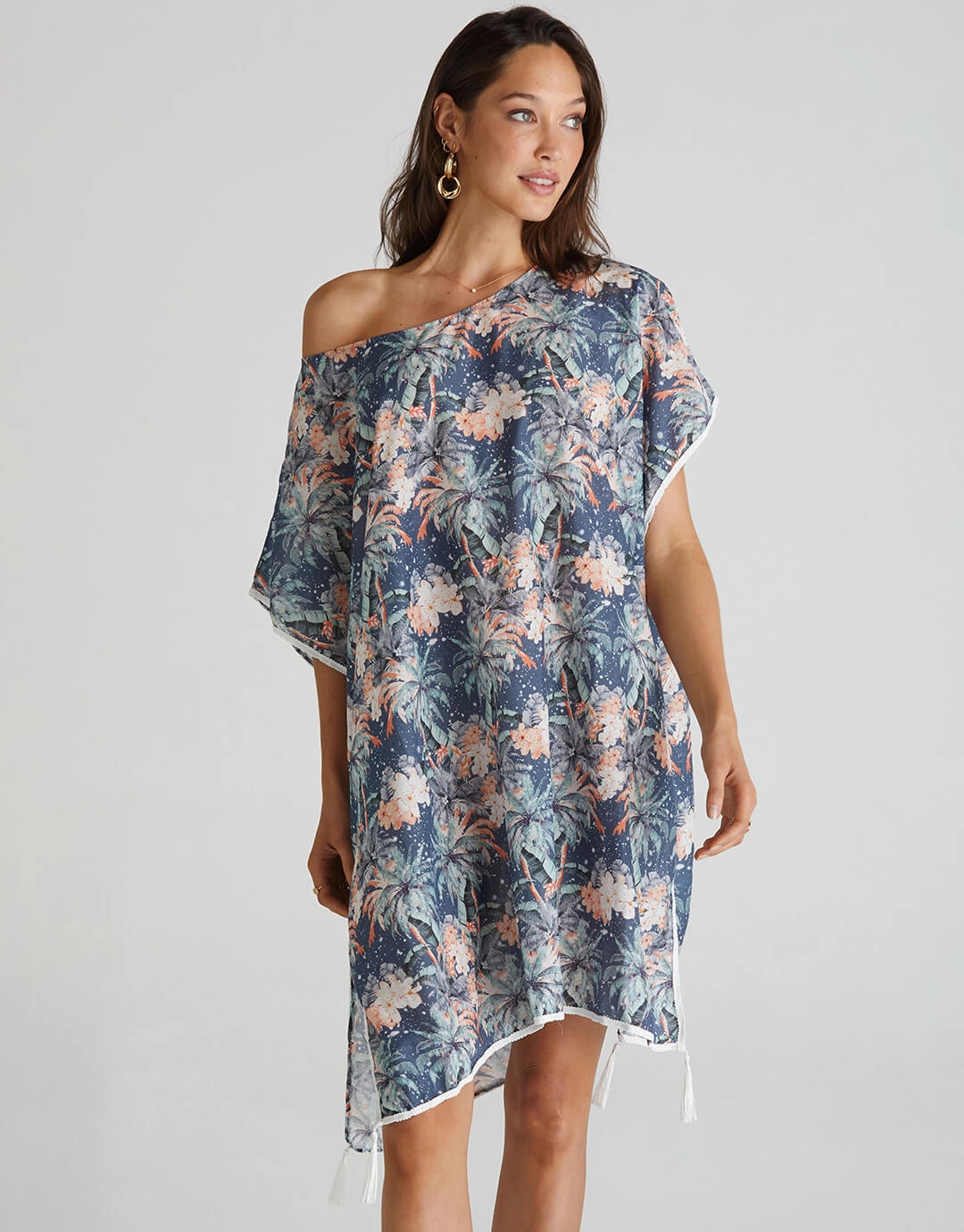 Indianic Kaftan - Floral Swim Womens - swimwear sale