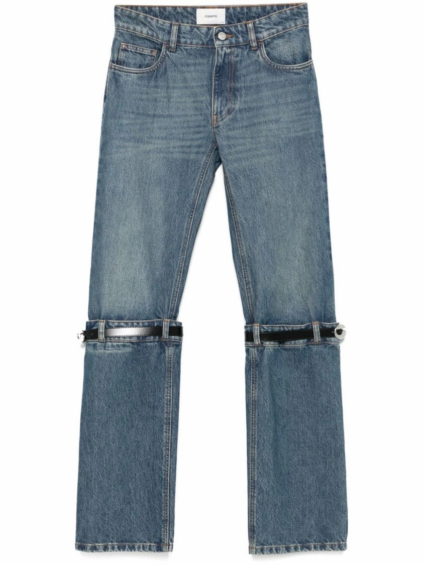 Indigo Blue Wide-Leg Trousers womens lounge pants clearance