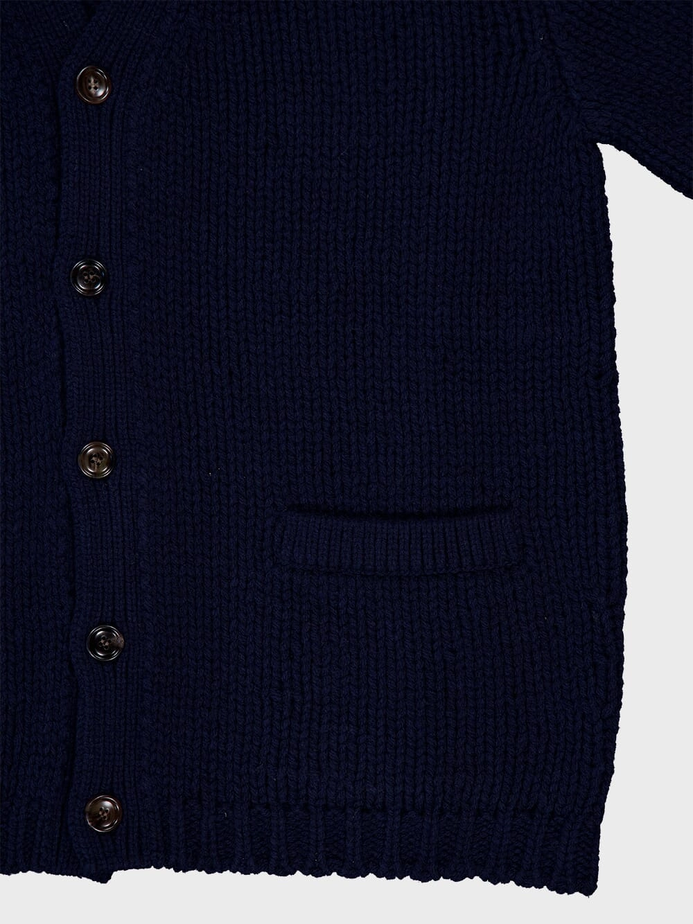 Intarsia-Knit Logo Wool Cardigan