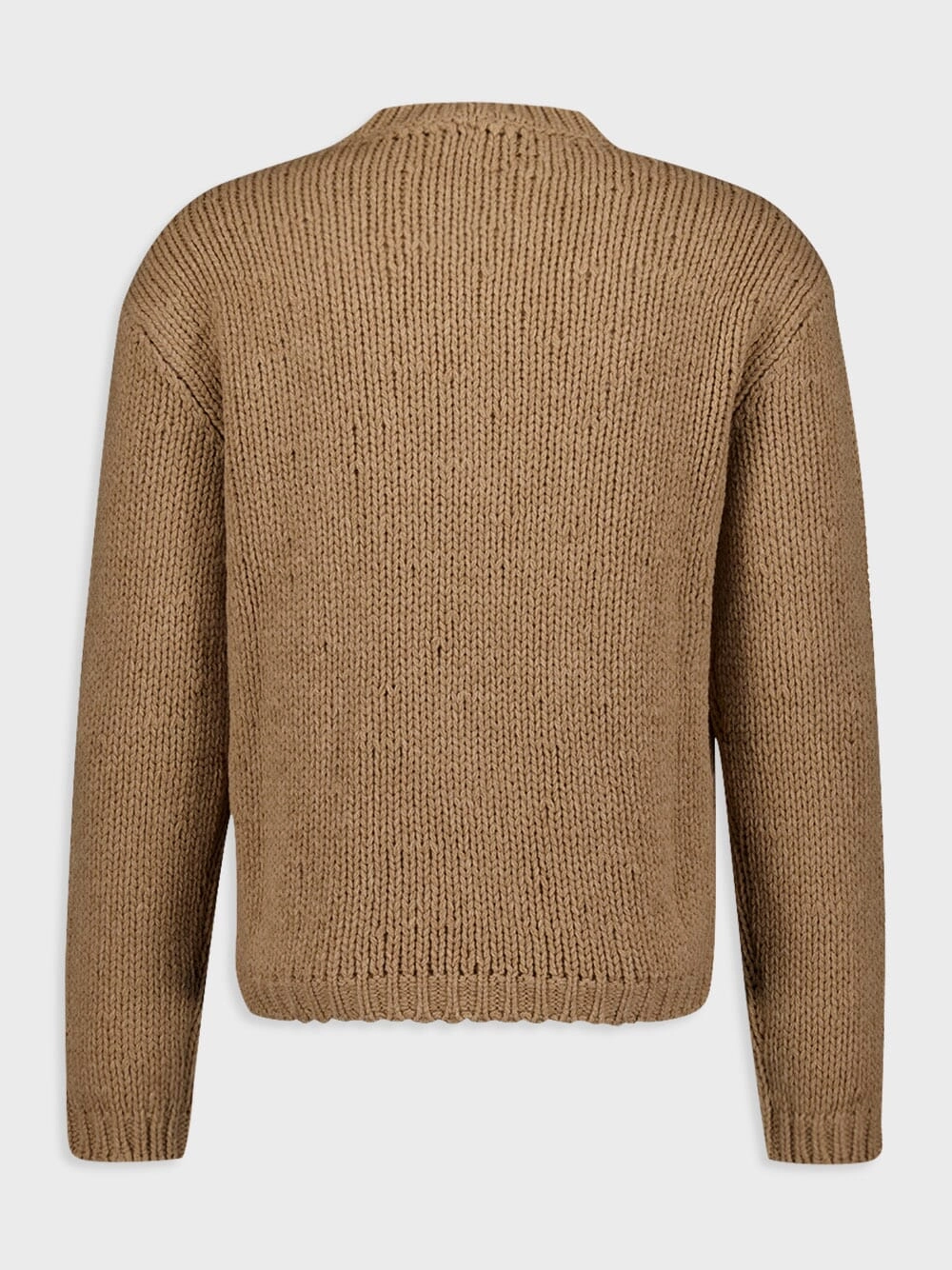 Intarsia-Knit Logo Wool Jumper
