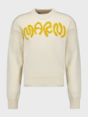 Intarsia-Knit Wool Crewneck Sweater Knitwear Mens - men's sweaters sale