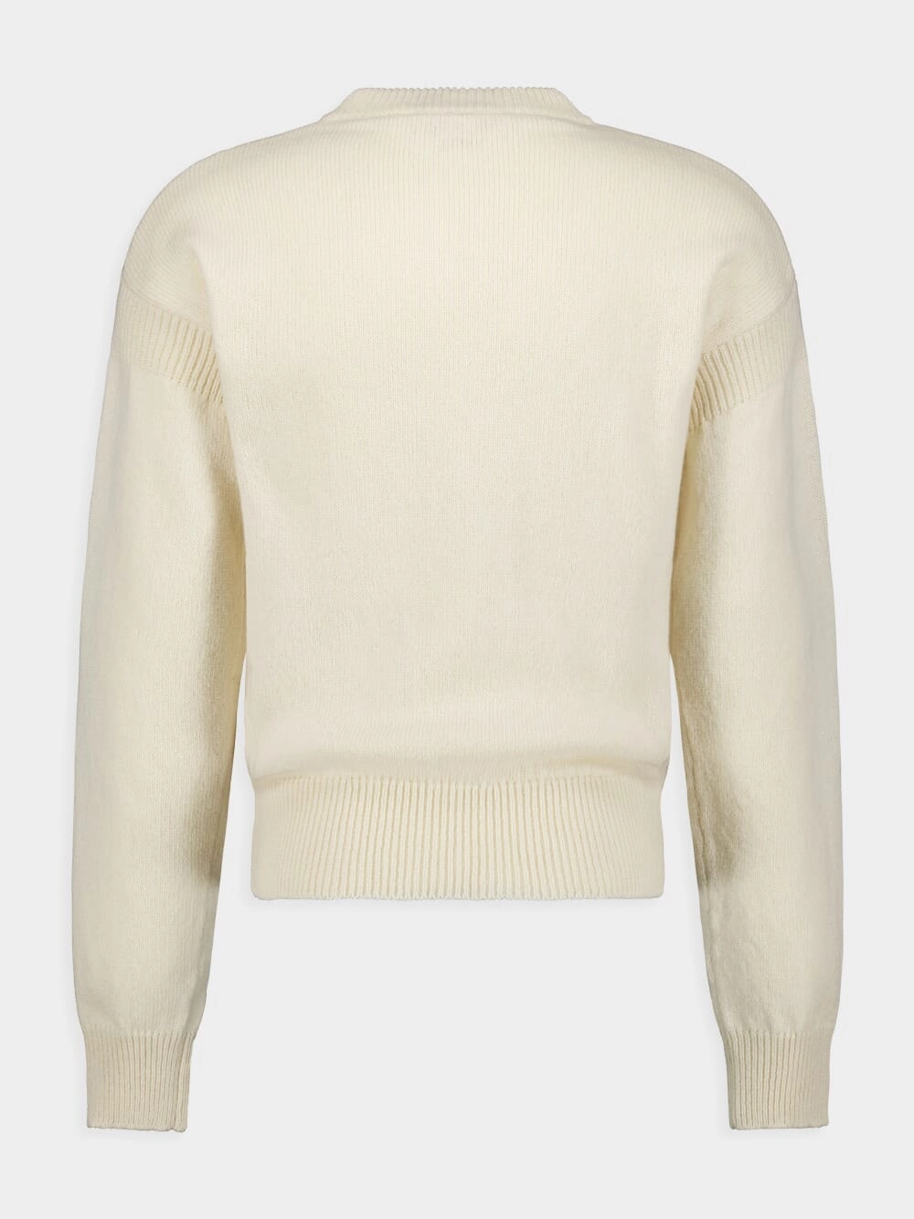 Intarsia-Knit Wool Crewneck Sweater