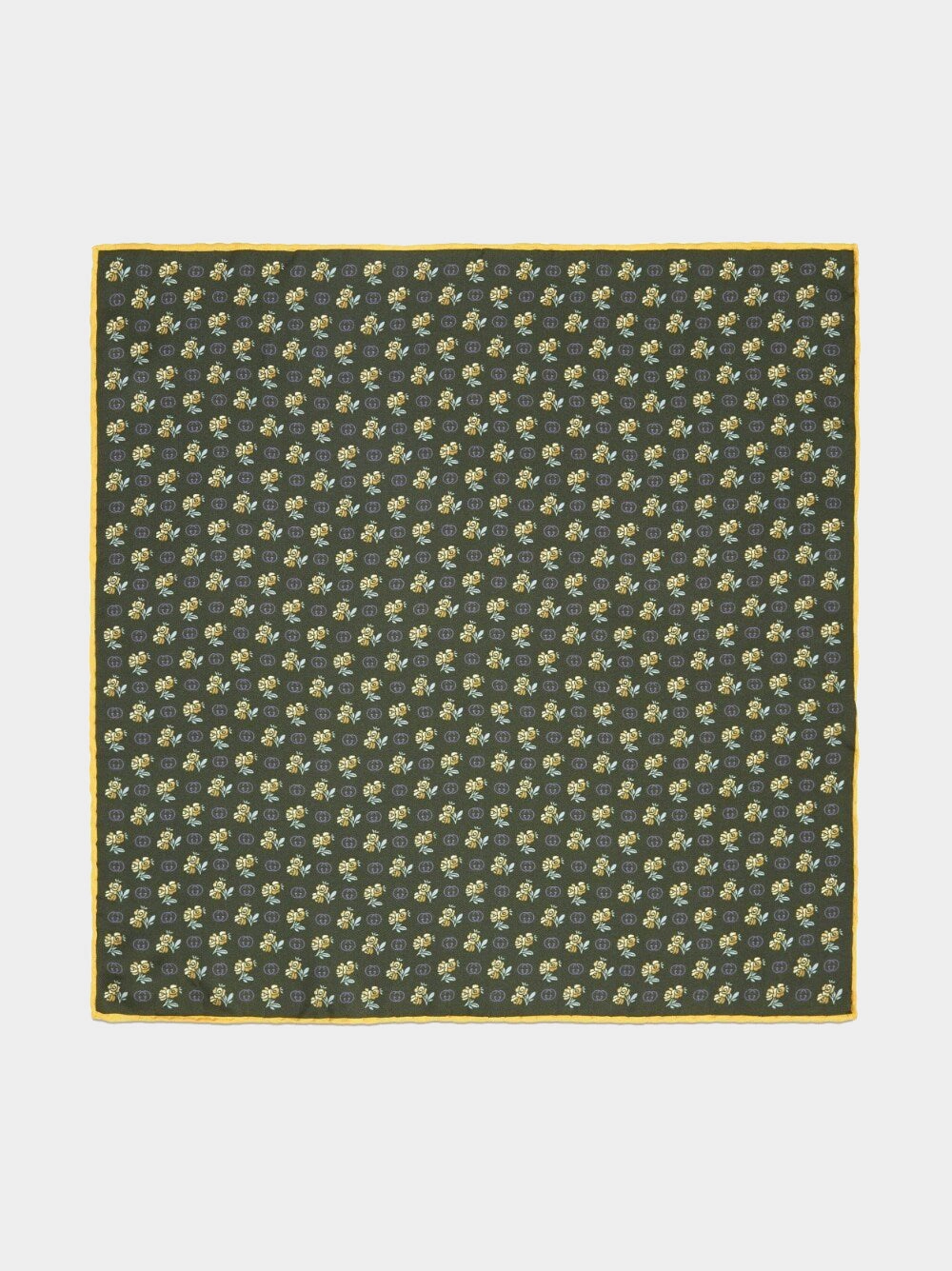 Interlocking G Floral Pocket Square Suits Mens - men's suits outlet