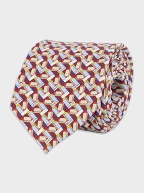 Interlocking G Printed Tie Suits Mens - men's suits outlet