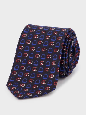 Interlocking G Silk Tie Suits Mens - men's suits outlet
