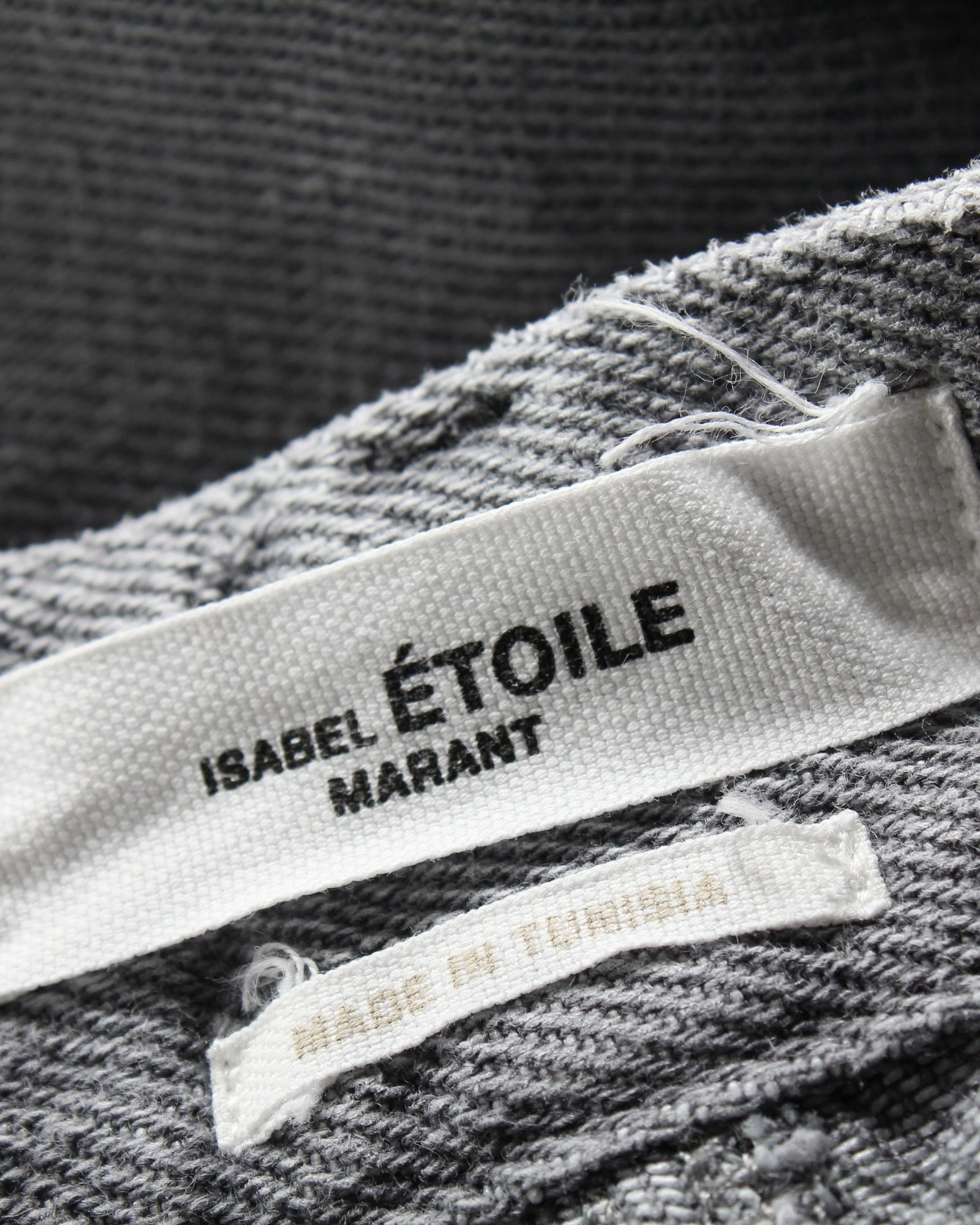 Isabel Marant Etoile Denim Midi Skirt in Grey Cotton