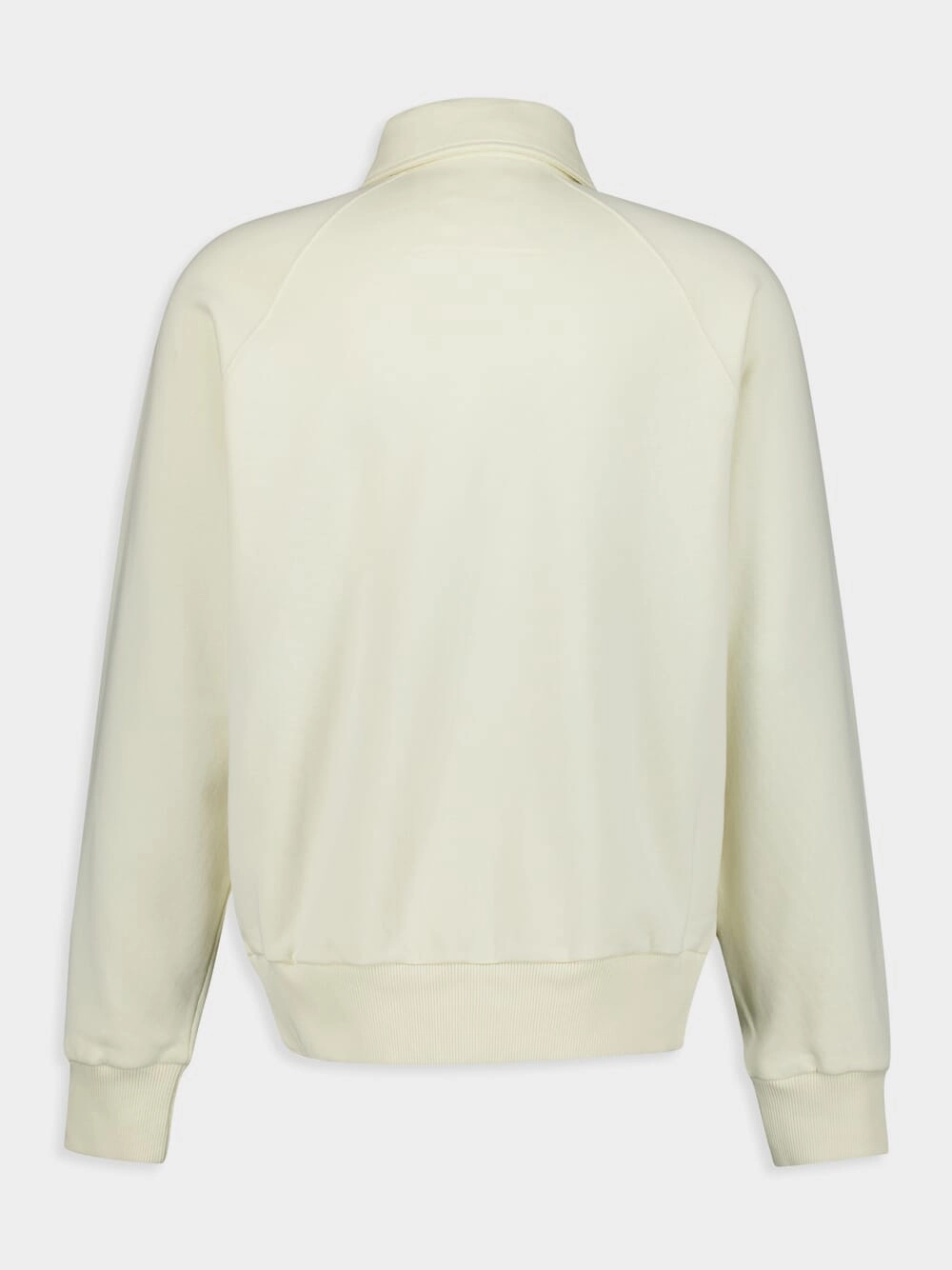 Ivory Buttoned Sweatshirt