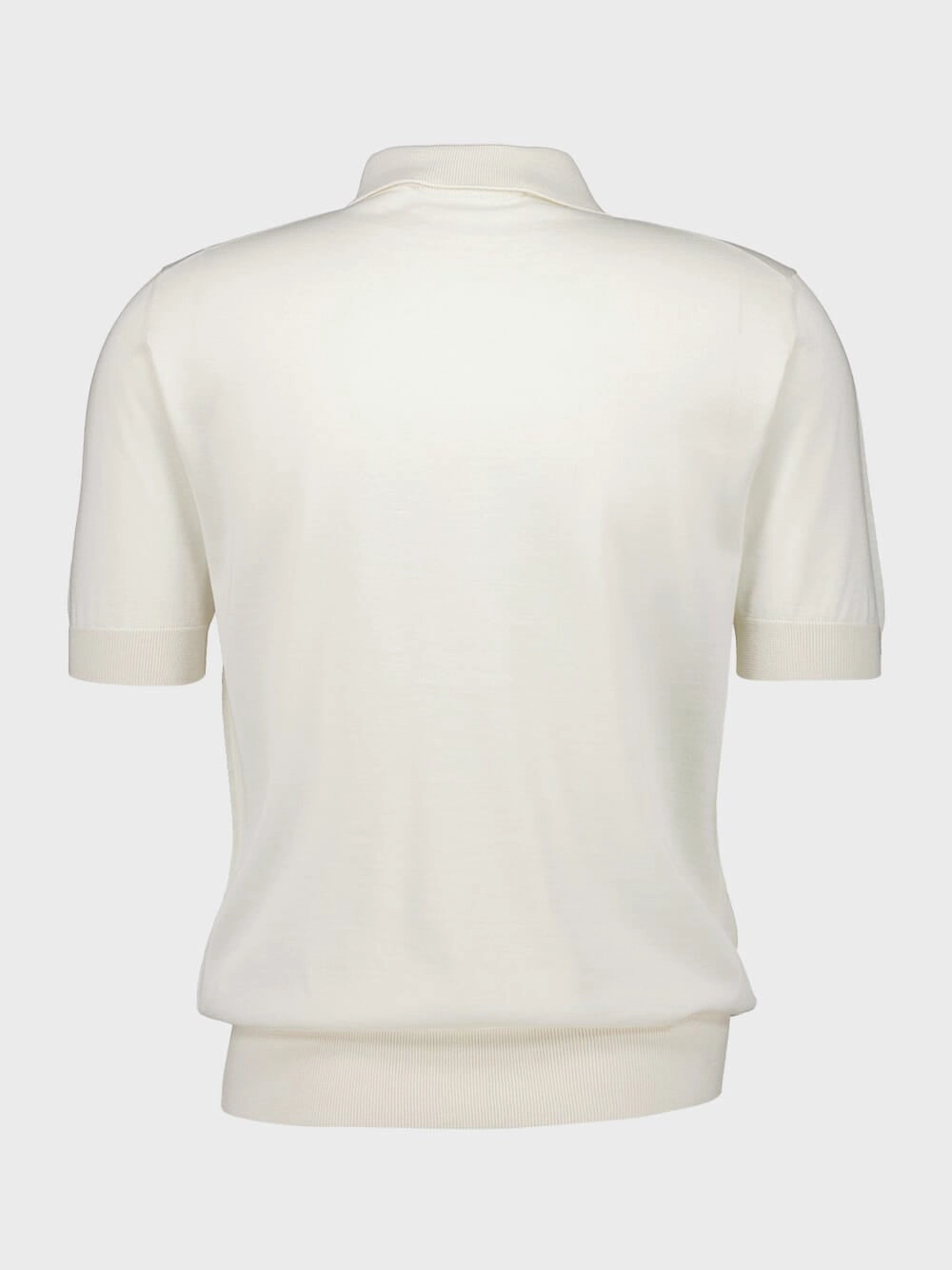 Ivory Cashmere and Silk Polo-Shirt