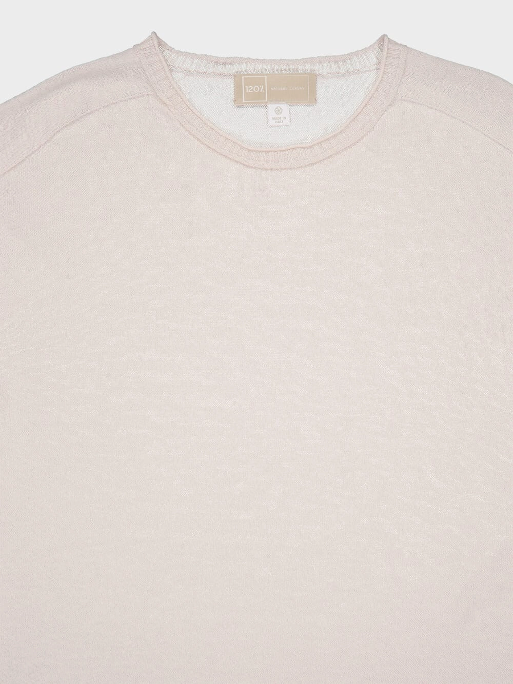 Ivory Cashmere Crew Neck Sweater