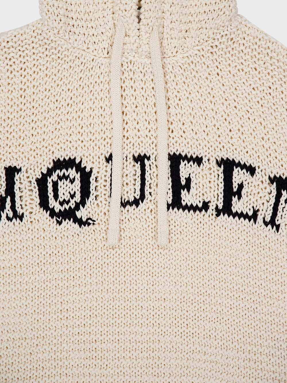 Ivory Logo Cropped Sweatshirt