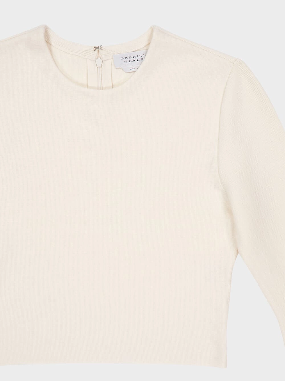 Ivory Long-Sleeve Talos Knit Top