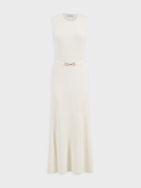 Ivory Meier Knit Dress Knitwear Womens - women's knitwear cheap