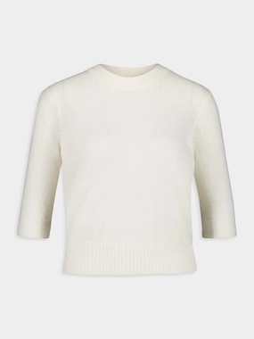Ivory Wool-Alpaca Ty Sweater Knitwear Womens - women's knitwear cheap