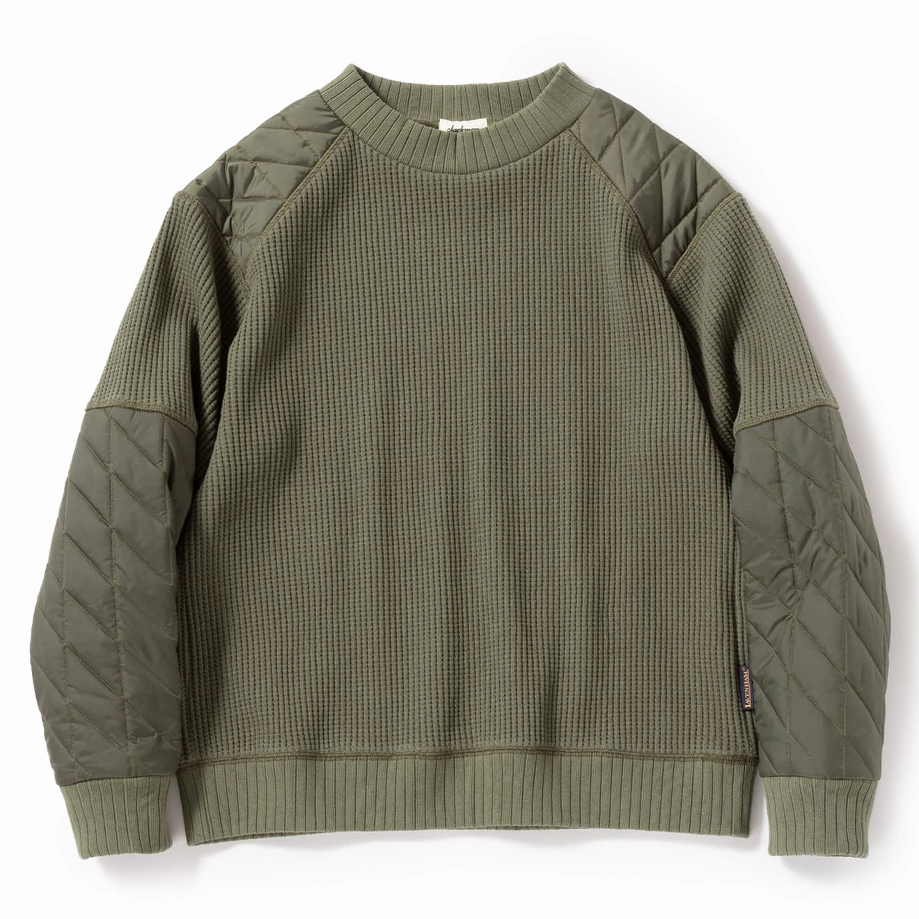Jackman Waffle Armoured Midneck Olive Green mens long sleeves cheap
