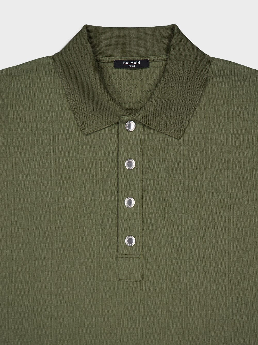 Jacquard Cotton Polo