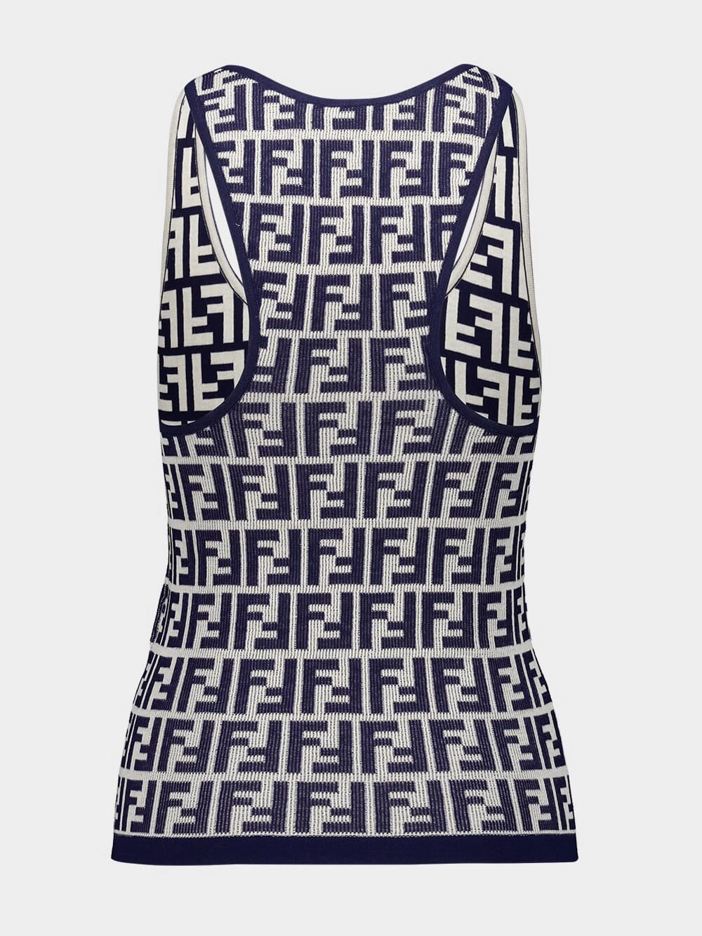 Jacquard-Logo Knitted Top