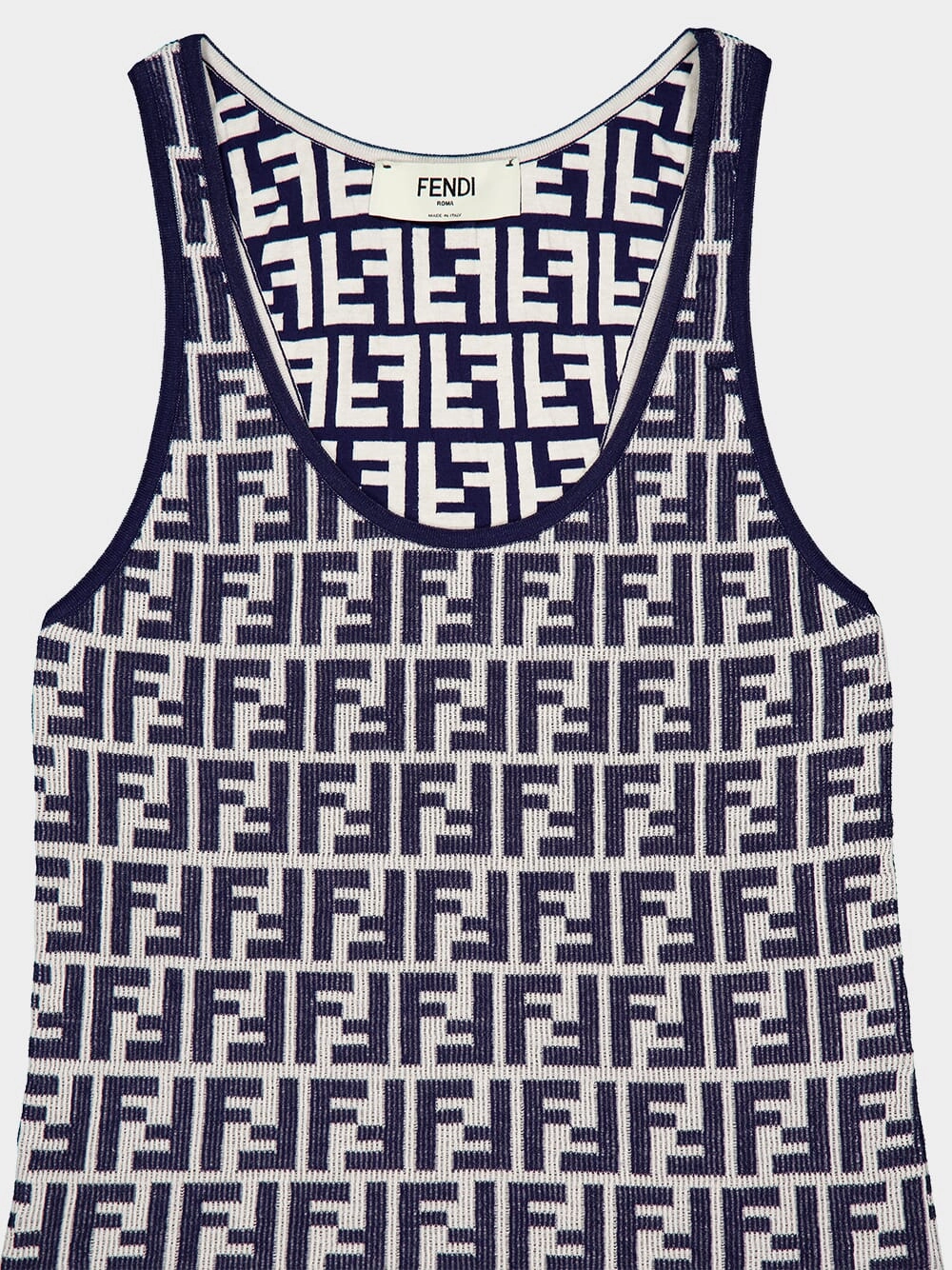 Jacquard-Logo Knitted Top