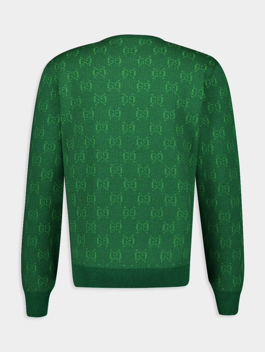 Jacquard-Logo Wool Jumper