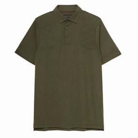 James Purdey Padded Sporting Polo Shirt Green mens t-shirts outlet