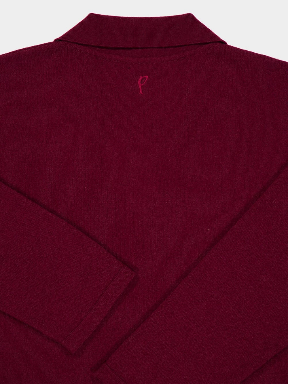 Jane Cabernet Knitted V-Neck Top
