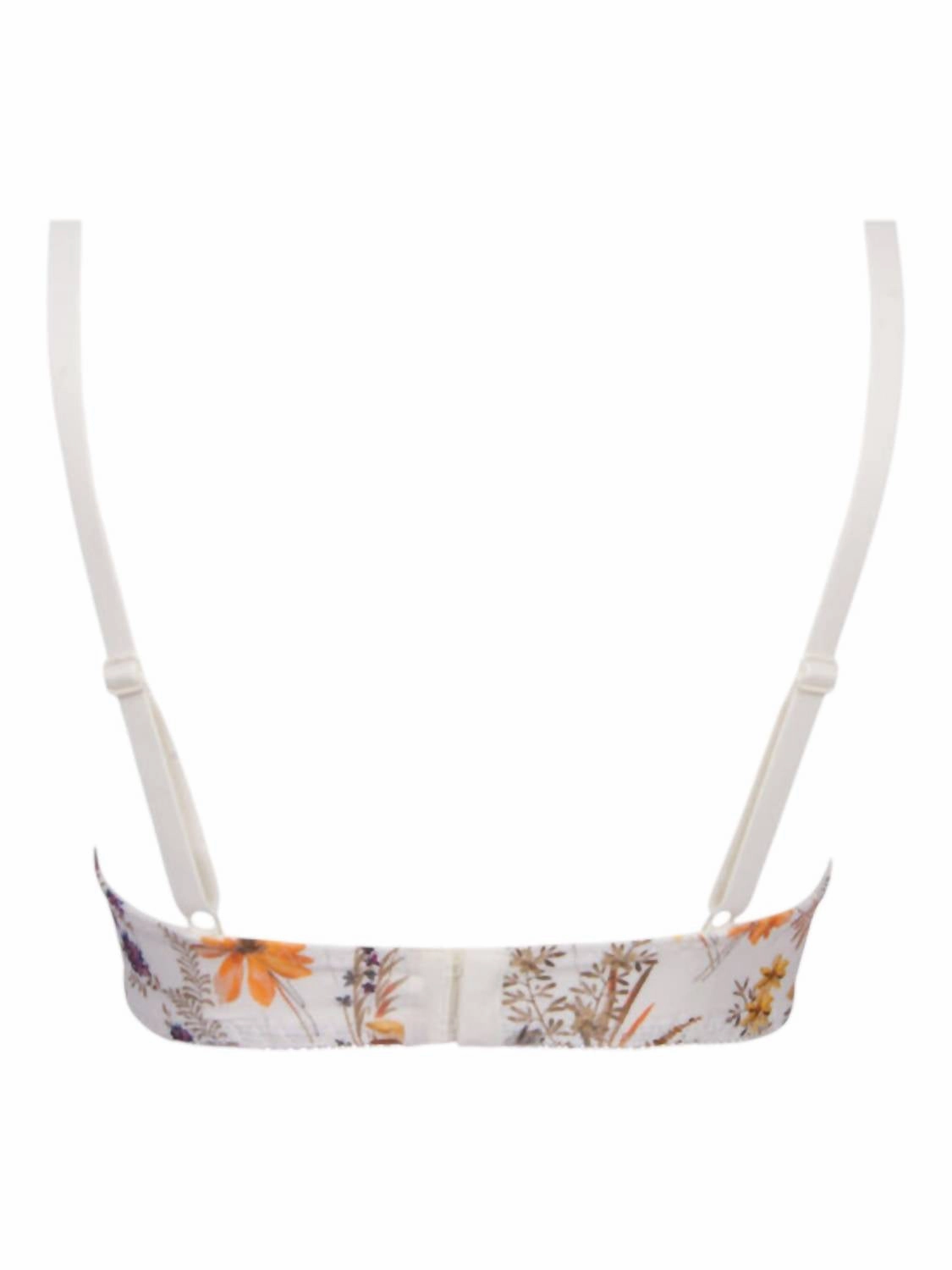 Jardin Delice Three Part Seam Bra In Yellow/purple