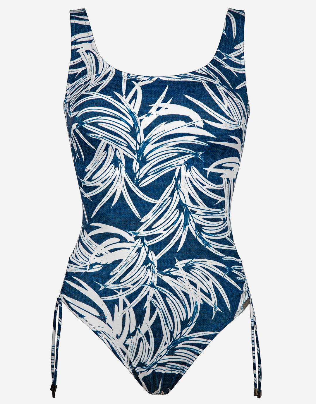 Jean Breeze Inclusive Fit Adjustable Leg Swimsuit - Denim White Swim Womens - sport swimwear clearance