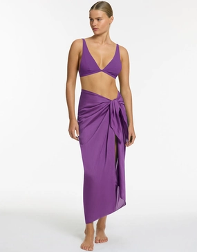 Jetset Sarong - Amethyst Swim Womens - bikinis clearance