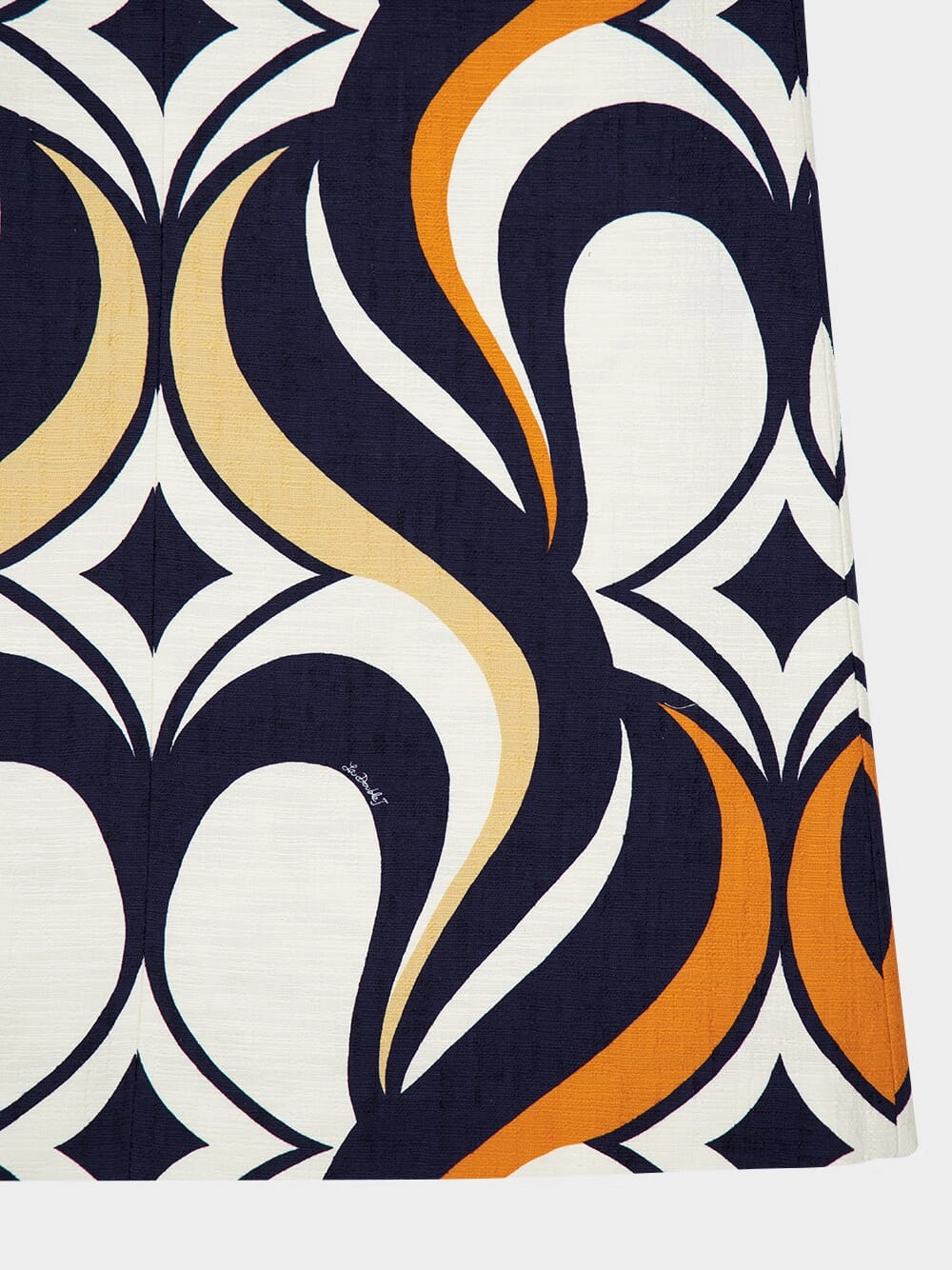 Jive Macro Print Cotton Midi Skirt