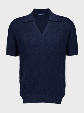 Joaquim Navy Polo Knitwear Mens - men's sweaters sale