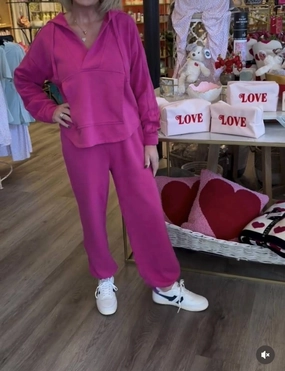 Jogger In Pink Orchid womens culottes clearance