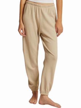 Johnny French Terry Sweatpants In Oatmeal womens dress pants clearance