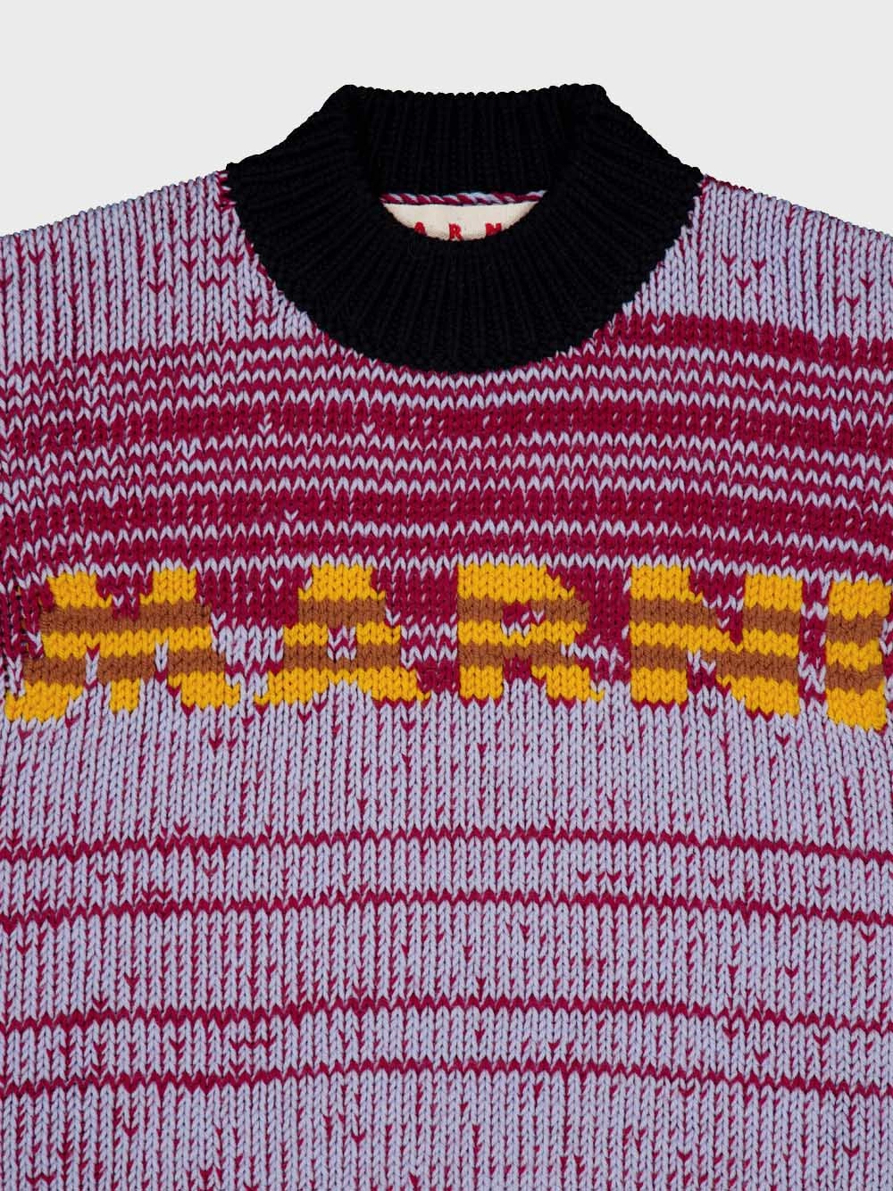 Jumper With Striped Logo