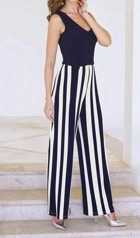 Jumpsuit Lovely In Indigo womens leather pants outlet