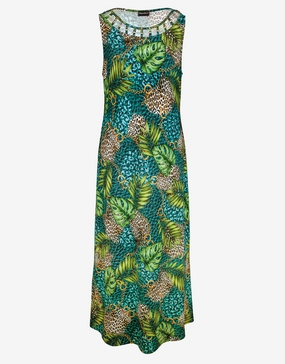 Jungle Jewels Midi Dress - Mangrove Forest Swim Womens - bikinis clearance
