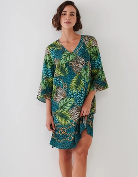 Jungle Jewels Tunic - Mangrove Forest Swim Womens - bikinis clearance