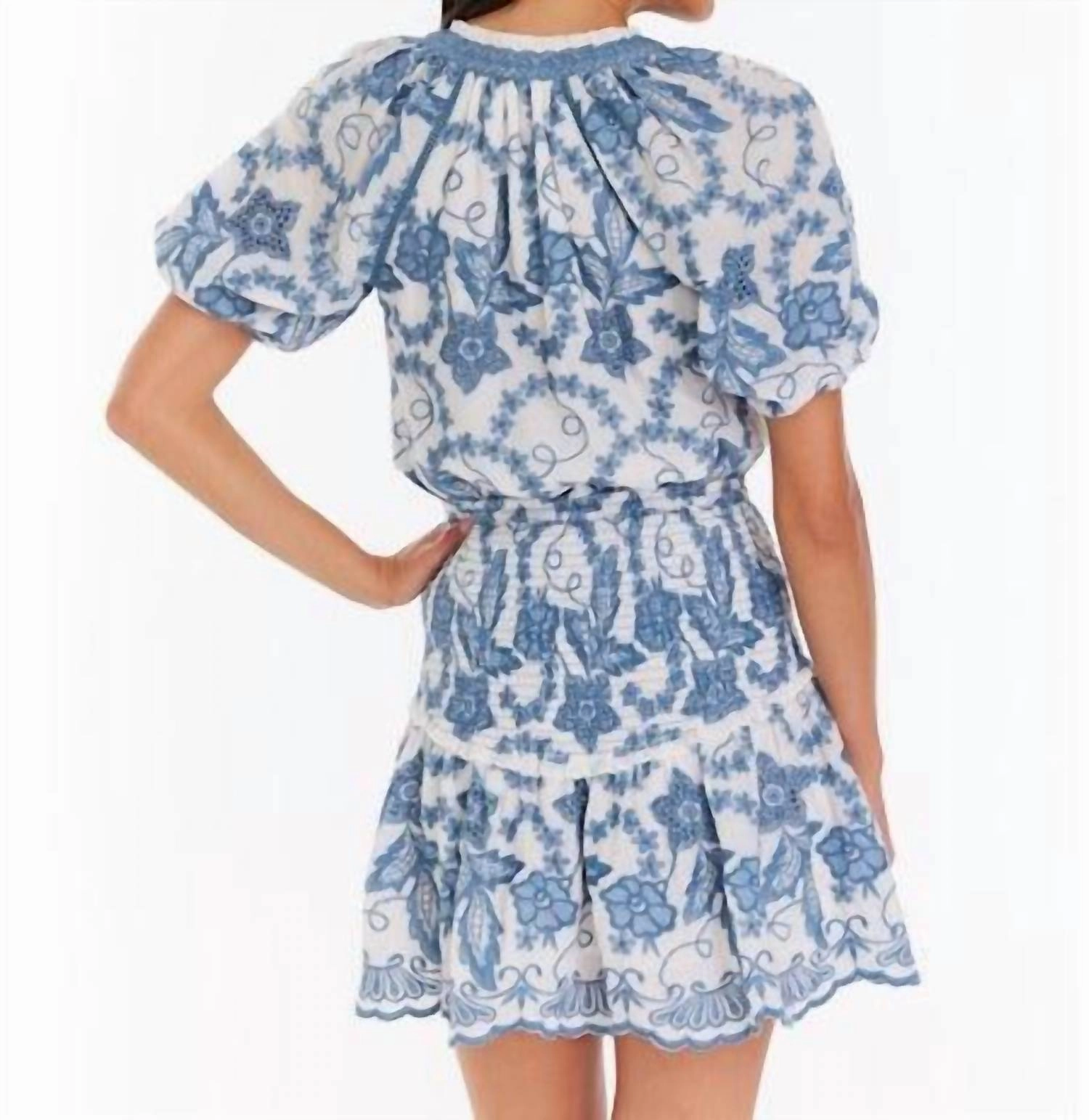 Juniper Mini Skirt In Coronet Blue