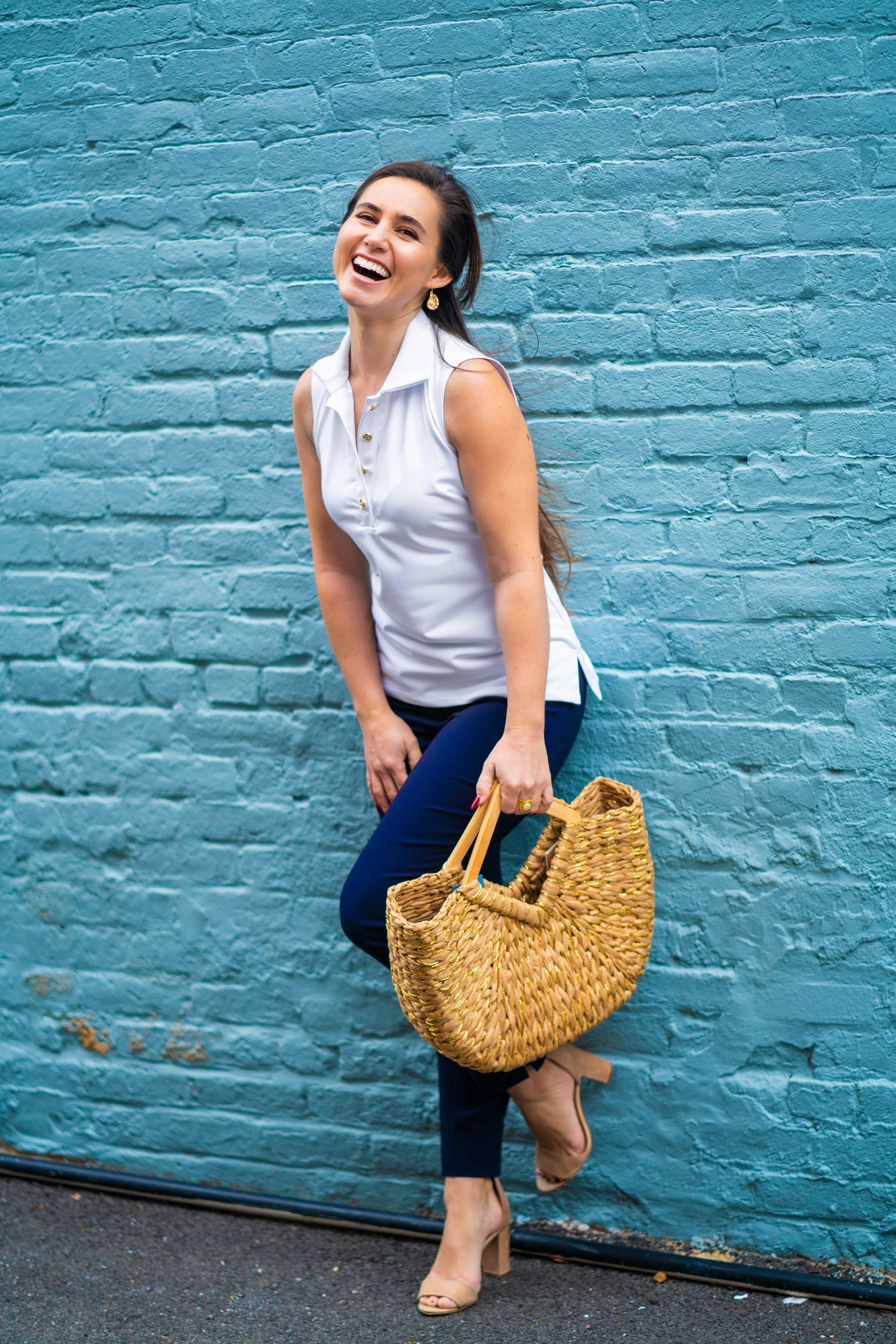 Katherine Way Cypress Polo - White