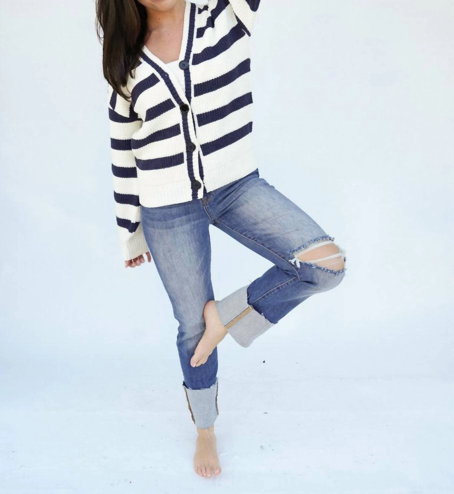 Kaylee Cardigan In White