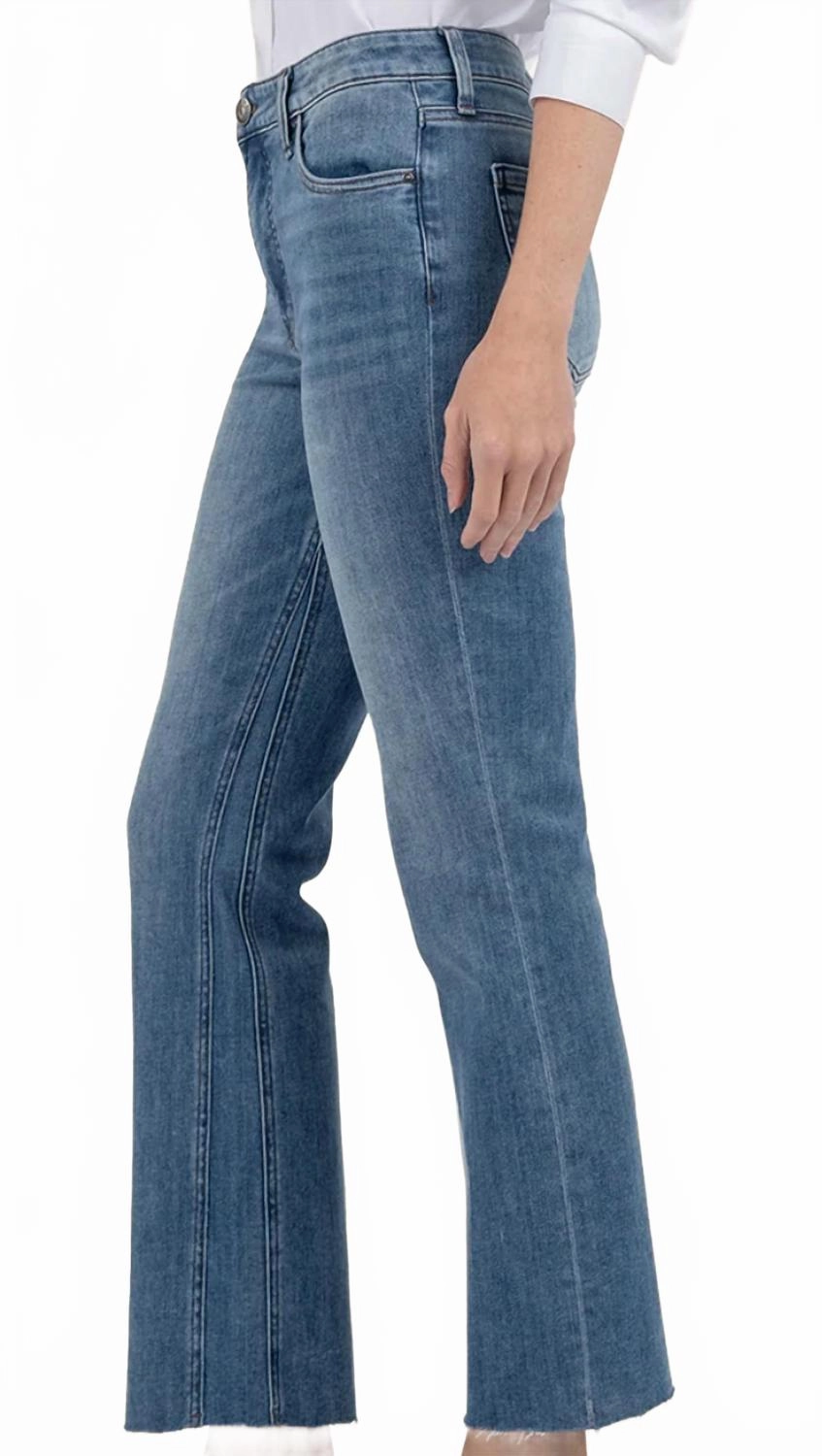 Kelsey High Rise Ankle Flare In Brace