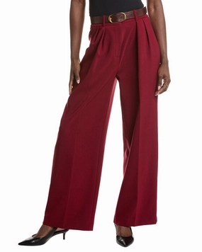 Kenneth Cole High-Rise Pleated Pant womens culottes clearance