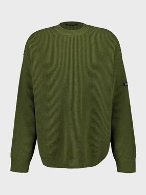 Khaki Green Wool Sweater Knitwear Mens - men's sweaters sale