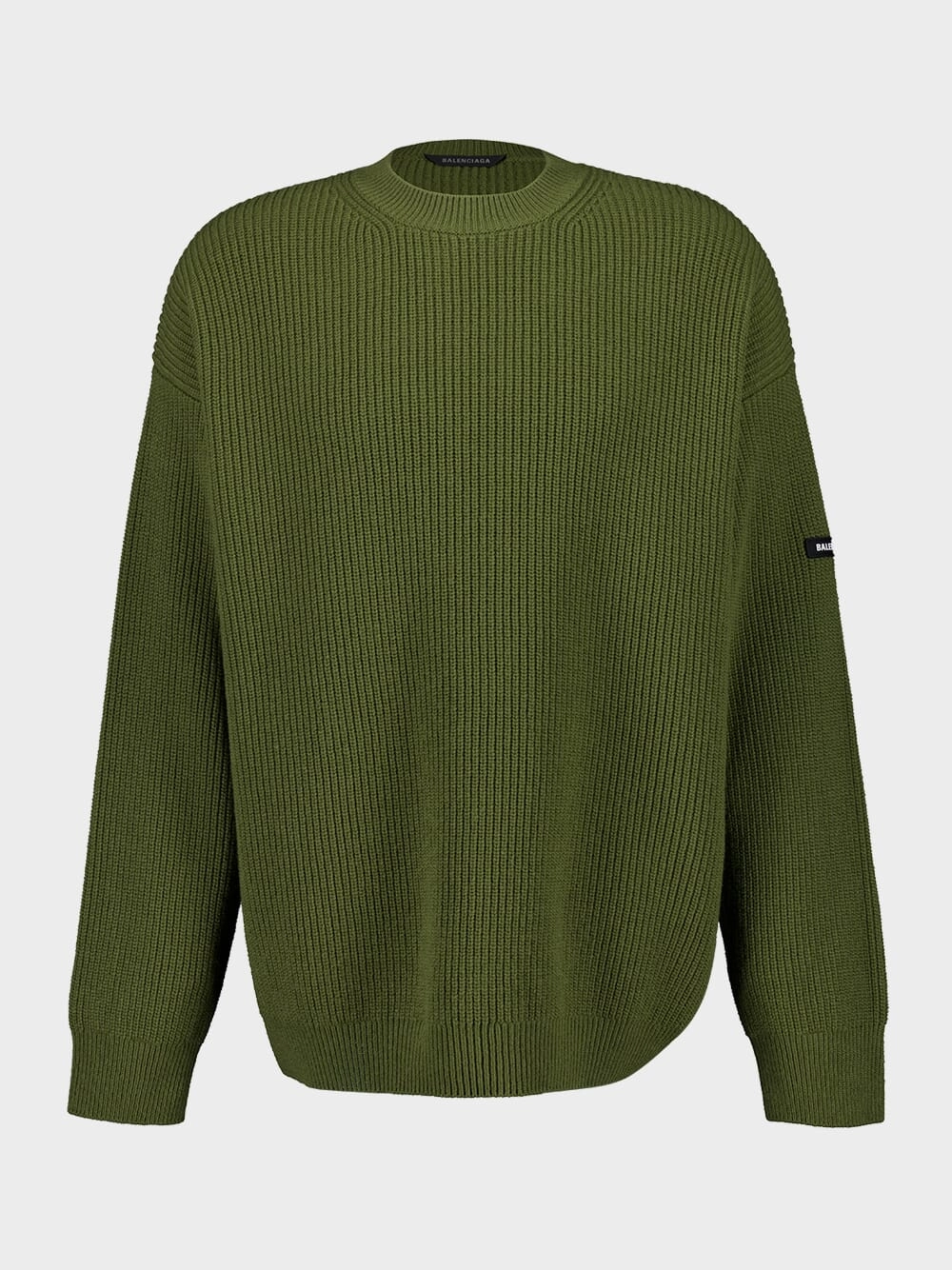 Khaki Green Wool Sweater Knitwear Mens - men's sweaters sale