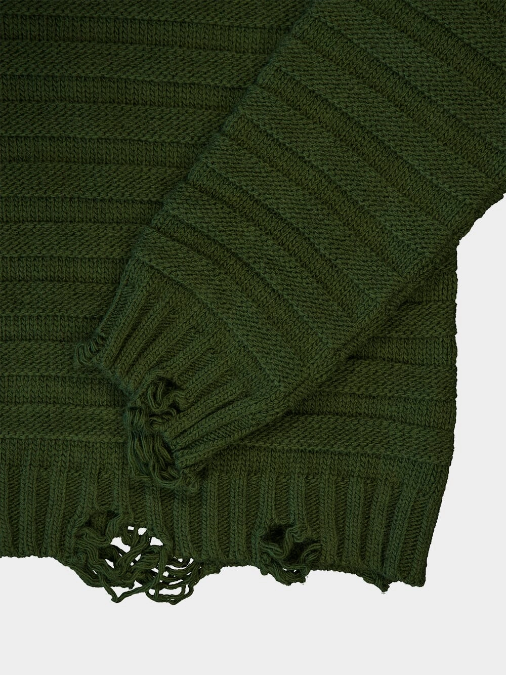Khaki Wool Turtleneck