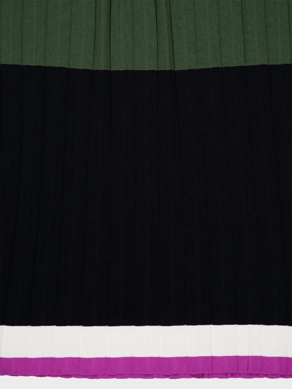 Knit Pliss Racer-Back Dress