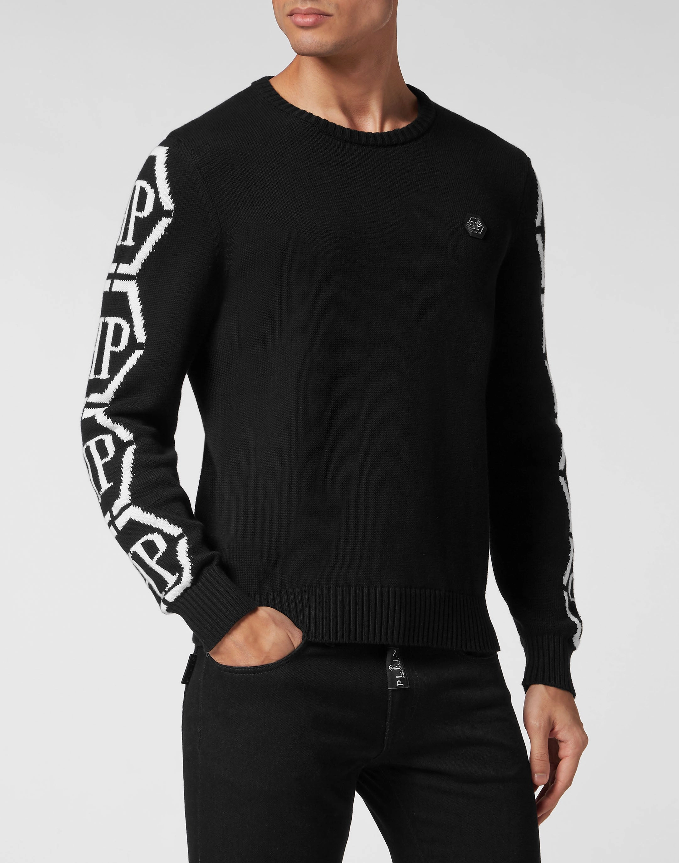 Knit Roundneck Hexagon